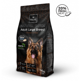 REX ADULT LARGE BREED CHICKEN & RICE 14 KG