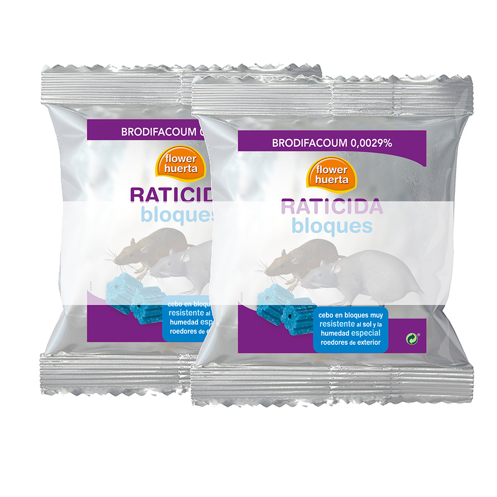 RATICIDA BLOQUES 2 x 250 g