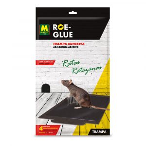 TRAMPA ADHESIVA RATAS, 4 uds