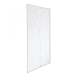 MOSQUITERA MAGNETICA BLANCA 120 x 160 cm, 2 piezas 60 x 160 cm
