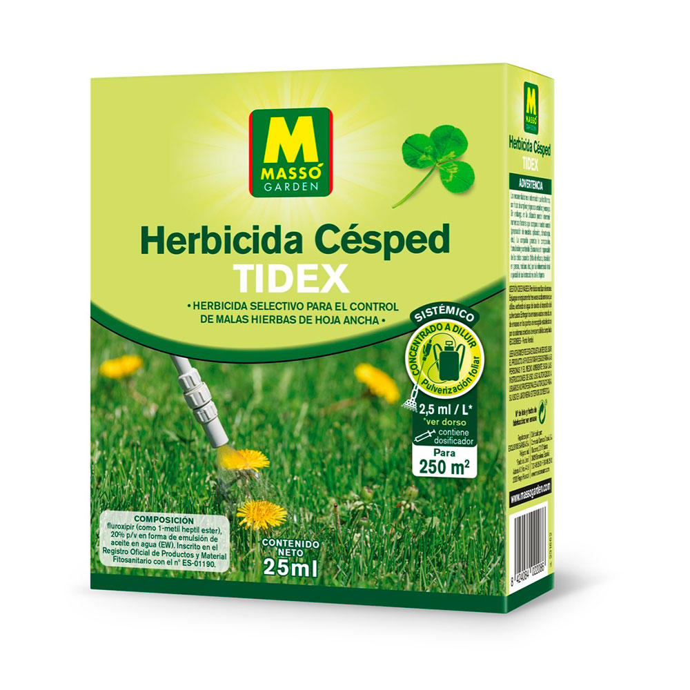 HERBICIDA PARA CÉSPED GARDEN 25 ml