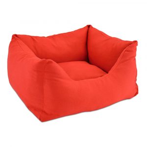 CUNA CUADRADA COLORES VARIADOS ROJO/AZUL 76 x 60 x 21cm