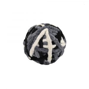 PELOTA DE LANA GRIS Ø6 cm