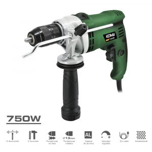 TALADRO PERCUTOR 750 W, 315 x 120 x 220 mm