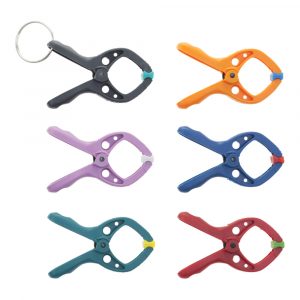 PINZA MINI CON RESORTE MICROFIX S, 20 mm, 6 uds