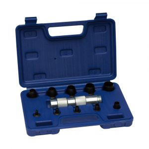 JUEGO 10 SACABOCADOS 3-20mm CON MANGO, 11 PIEZAS 332-51-4