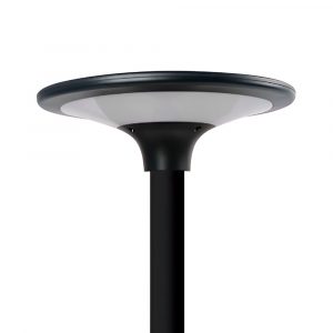 LUMINARIA SOLAR LED NEGRA, IP65, 20 w 2300 Im 4000 k