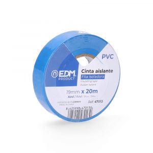 CINTA AISLANTE CALIDAD "SUPRA" AZUL 19 mm x 20 m