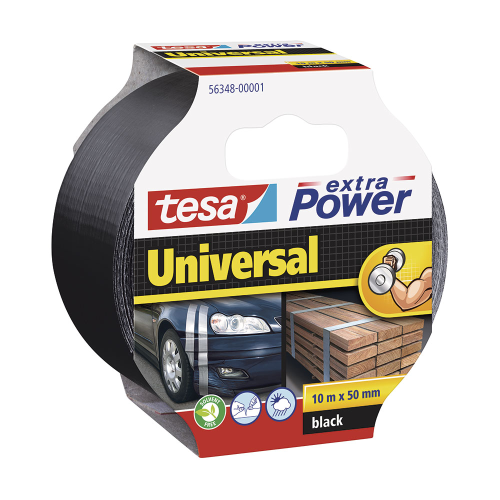 CINTA AMERICANA EXTRA POWER UNIVERSAL NEGRA 50 mm x 10 m