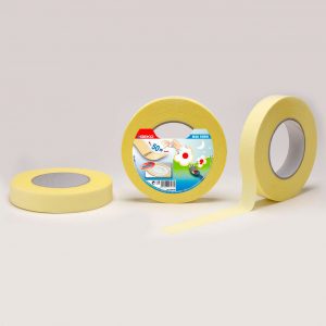 CINTA MASKING "KREEP" PARA PINTAR LINEAS CIRCULARES Y CURVAS 25 mm x 50 m