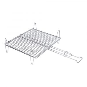 PARRILLA DOBLE PARA PESCADO 30x35cm SAUVIC