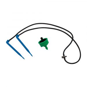 KIT STOPPER 4 l/h. (2 l/h POR ESTACA) AUTOCOMPENSADO Y ANTIDRENANTE CON ESTACA 906202 AQUA CONTROL