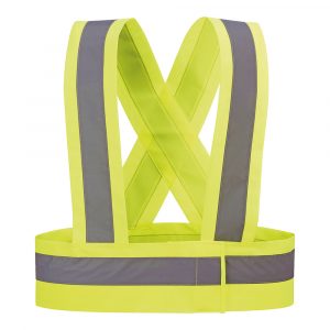 TIRANTES DE ALTA VISIBILIDAD COLOR AMARILLO FLUOR HVT TALLA M