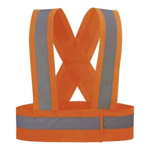 TIRANTES DE ALTA VISIBILIDAD COLOR NARANJA FLUOR HVTORA TALLA XL