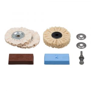 JUEGO PROFESIONAL DE PULIDO PARA METALES, PLÁSTICO, MARMOL, ETC