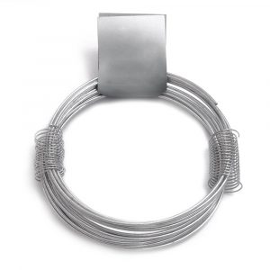 ALAMBRE ZINCADO N° 13, 220 gr, CALIBRE 2,00 mm x 9 m