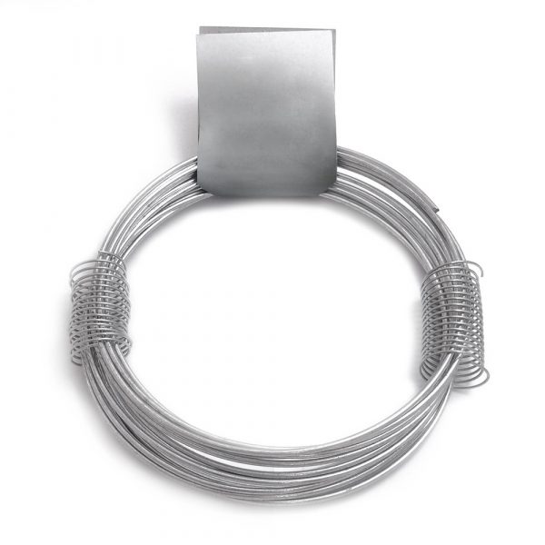 ALAMBRE ZINCADO N° 13, 220 gr, CALIBRE 2,00 mm x 9 m