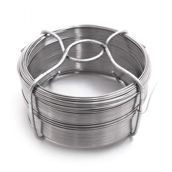 ALAMBRE ACERO INOXIDABLE N° 3, 200 gr, CALIBRE 0,80 mm x 50 m