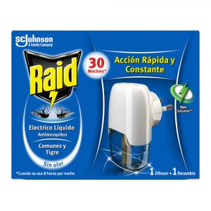 ELÉCTRICO LÍQUIDO DIFUSOR + 1 RECAMBIO PARA 30 NOCHES