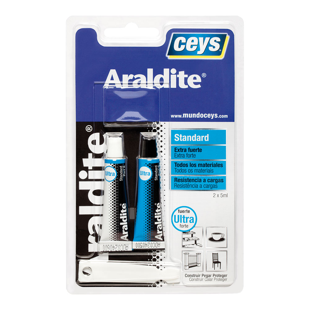 CEYS ARALDITE STANDARD BLISTER PEQUEÑO 5 + 5 ml