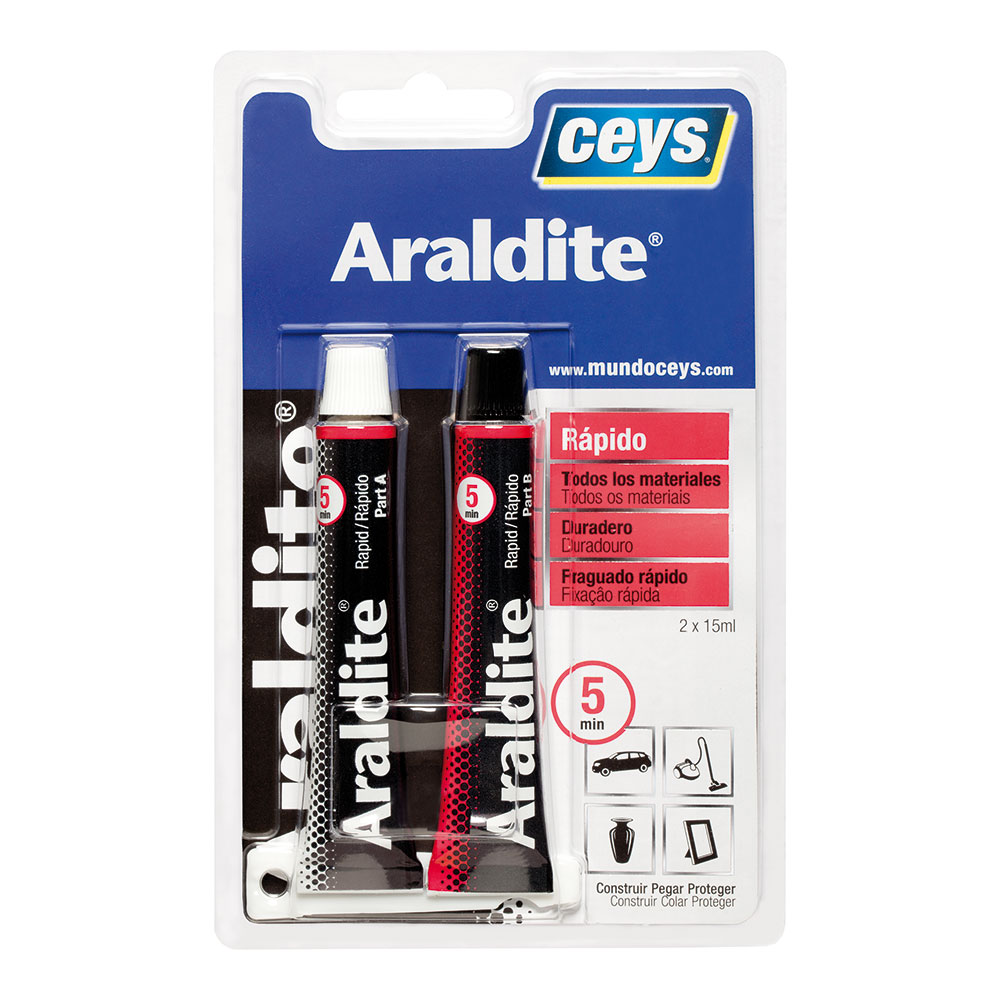 CEYS ARALDITE RAPIDO GRANDE BLISTER 15 + 15 ml
