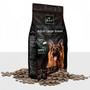 REX NATURAL RANGE ADULT LARGE BREEDS 14KG