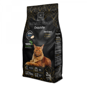 REX NATURAL RANGE EXQUISITE STERILISED 2KG CHICKEN & TURKEY