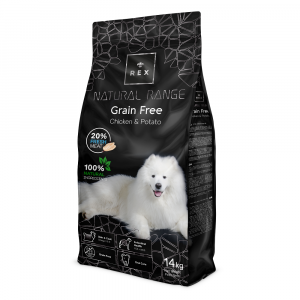 REX NATURAL RANGE GRAIN FREE CHIKEN & POTATO 14 KG