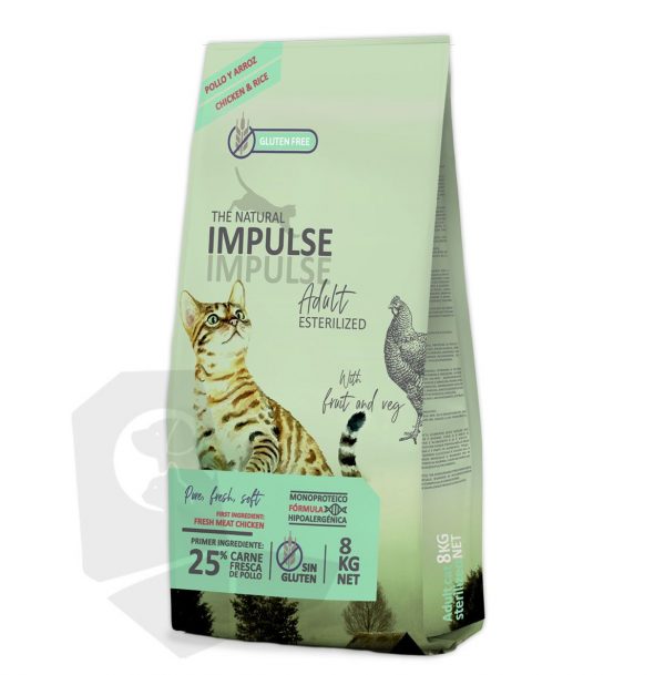 The Natural Impulse Cat Sterilized 8 kg