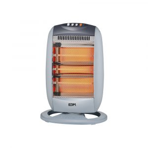 ESTUFA DE CUARZO OSCILANTE 400 / 800 / 1200 W ANTI-VUELCO