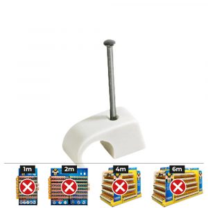 CAJA 100 UNID. PLASTIGRAP MULTIDIÁMETRO MPLG Ø 7 - 9 mm COLOR BLANCO