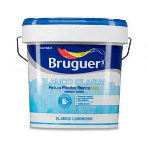 PINTURA PLÁSTICA VINÍLICA INTERIOR BLANCO GLACIAR MATE 4 L
