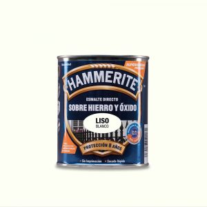 HAMMERITE ESMALTE METALICO BLANCO LISO BRILLANTE 0.750L 5094130