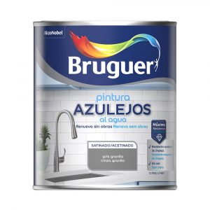 PINTURA AZULEJOS AL AGUA GRIS GRANITO SATINADO 750 ml