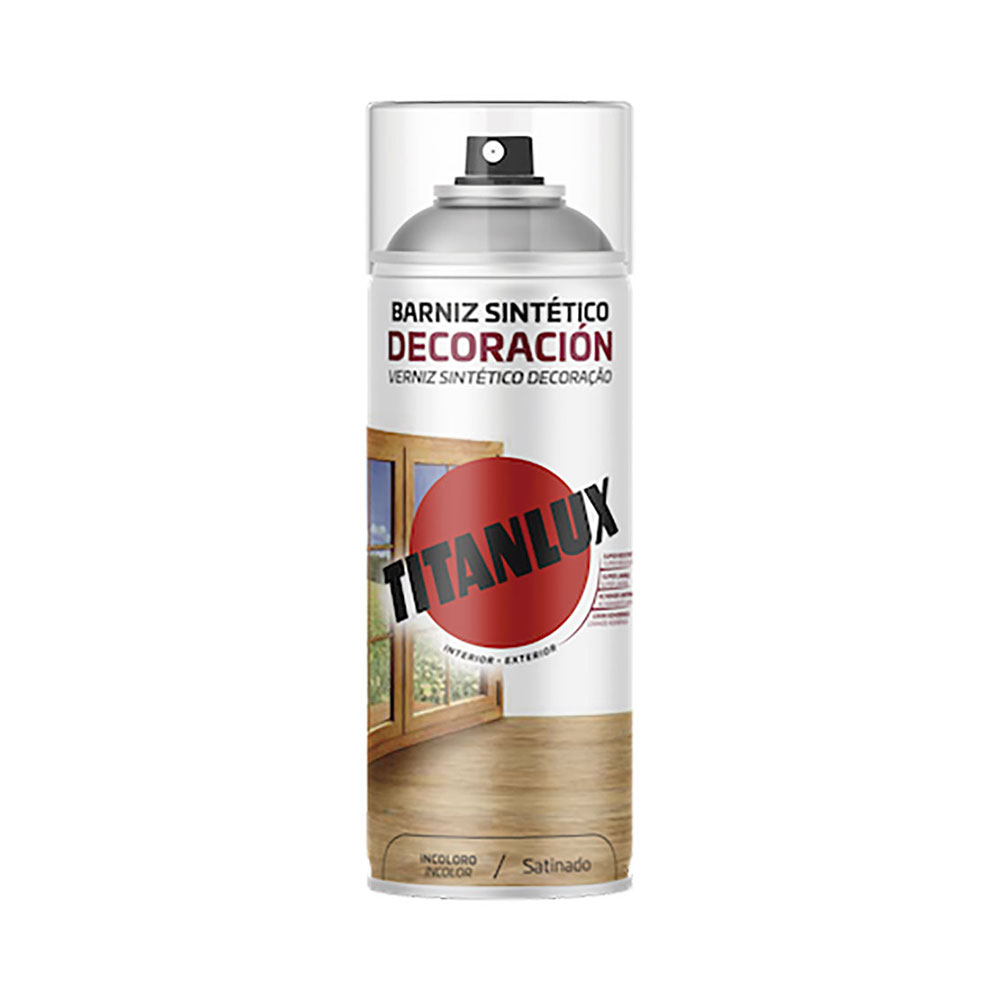 SPRAY BARNIZ SINTÉTICO DE DECORACIÓN INCOLORO SATINADO 200 ml