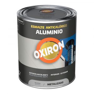 ESMALTE ALUMINIO METALIZADO ANTICALÓRICO 0,750 l