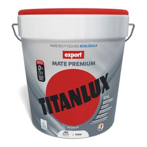 PINTURA PLÁSTICA VINÍLICA VEOVA INTERIOR ECO LAVABLE EXPORT BLANCO MATE 4 L