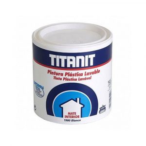 PINTURA PLÁSTICA VINÍLICA INTERIOR LAVABLE BLANCO MATE 750 ml