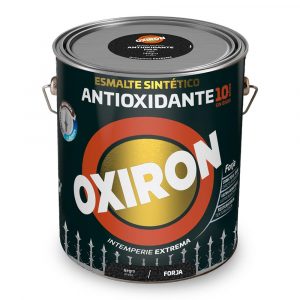 ESMALTE SINTÉTICO METÁLICO ANTIOXIDANTE OXIRON NEGRO FORJA 4L TITAN 5809028