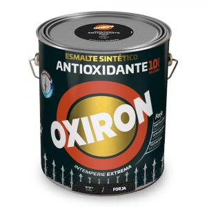 ESMALTE SINTÉTICO METÁLICO ANTIOXIDANTE OXIRON NEGRO FORJA 750ml TITAN 5809031