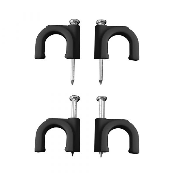 GRAPA NEGRA PARA CABLE MANGUERA TUBULAR 2x6,0mm N°10 (CAJA 100 unid.)