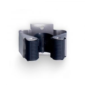 COLGADOR ESCOBAS ADHESIVO CROMO MATE 2055-7-000 (BLISTER 2 unid.) INOFIX