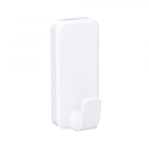 GANCHO PARA UTENSILIOS, EXTRAGRANDE, BLANCO, 1 ud + 2 TIRAS, MÁX 4,5 kg