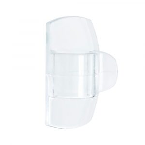 MINI GANCHO PARA LUCES, EXTERIOR, TRANSPARENTE, 8 uds + 10 TIRAS