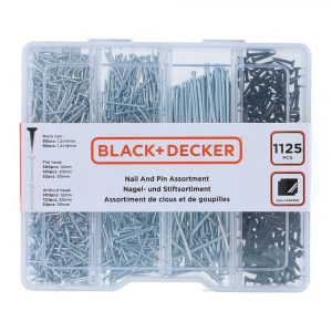 SURTIDO DE CLAVOS 1125 PIEZAS BLACK+DECKER