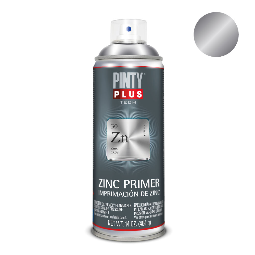 SPRAY IMPRIMACIÓN DE ZINC GALVÁNICO 520cc Z169 404 g