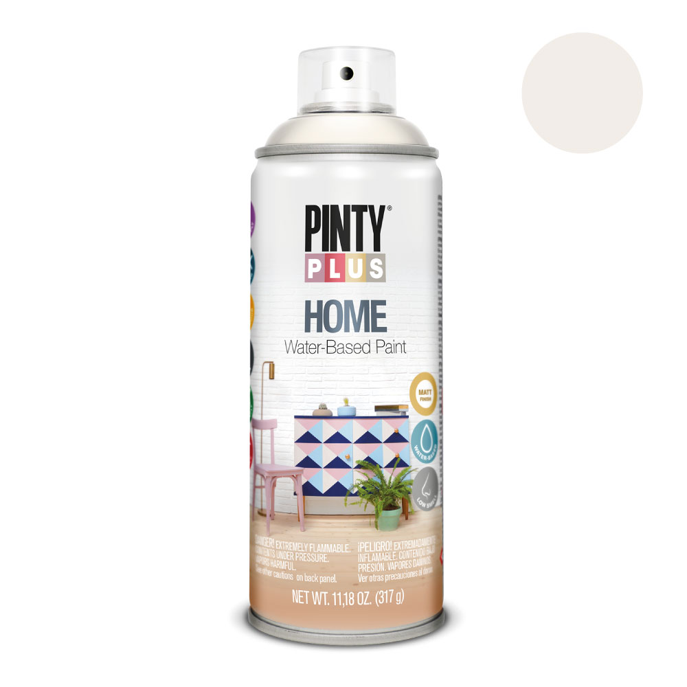PINTURA ACRÍLICA SPRAY HOME WATER-BASED 520 cc WHITE MILK HM112