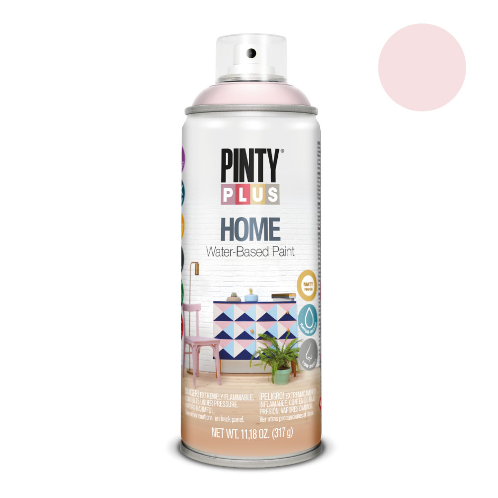 PINTURA ACRÍLICA SPRAY HOME WATER-BASED 520 cc LIGHT ROSE HM117