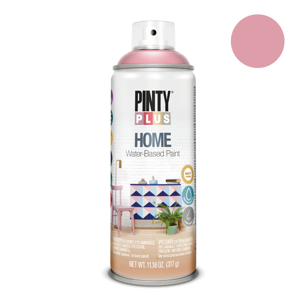PINTURA ACRÍLICA SPRAY HOME WATER-BASED 520 cc ANCIENT ROSE HM118
