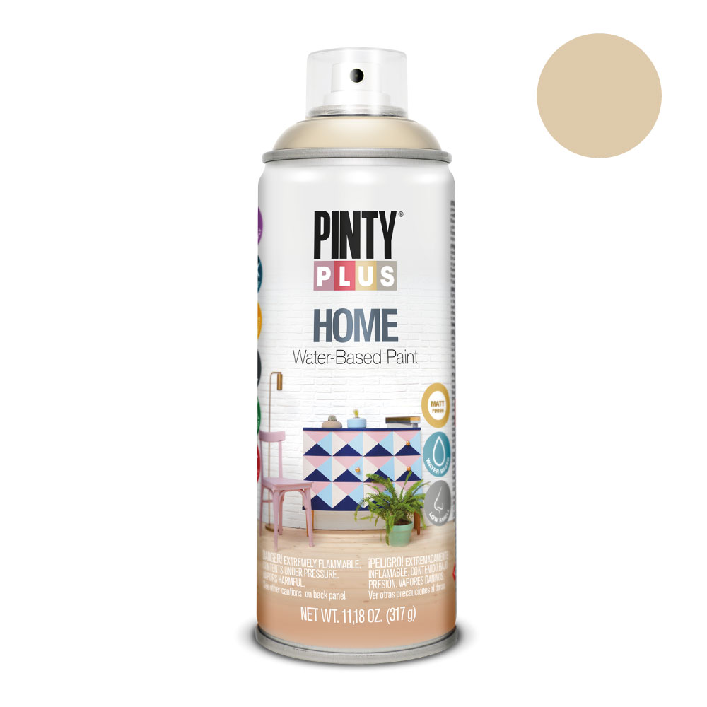 PINTURA ACRÍLICA SPRAY HOME WATER-BASED 520 cc SAND HM129
